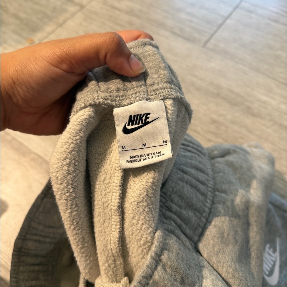 Nike Women's Light Gray Athletic Lounge Shorts - Picture 4 of 5